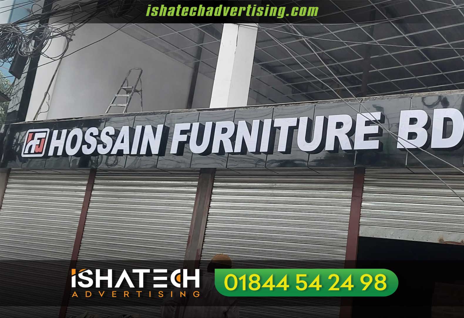 You are currently viewing 3D Acrylic high letter Hossain Furniture BD