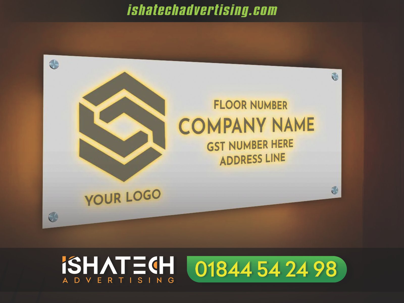 Company Name Plate in Bangladesh