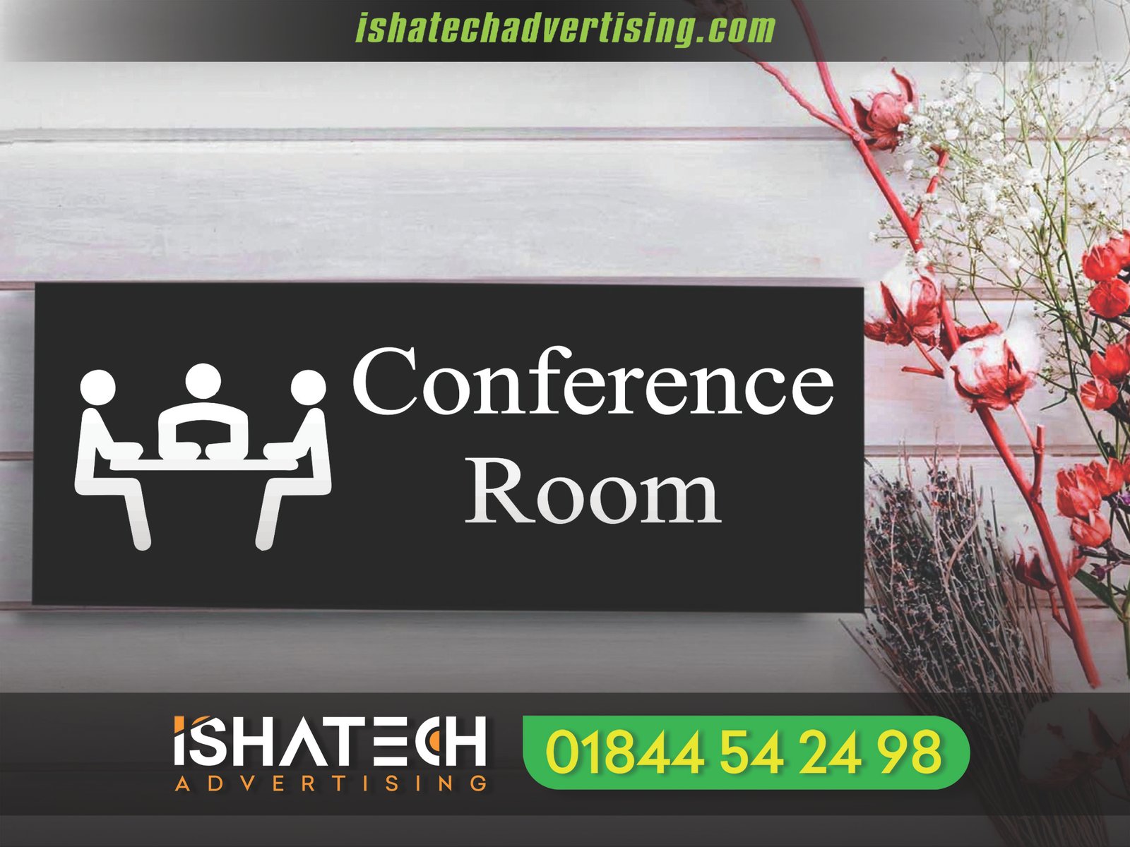 Conference Room Name Plate