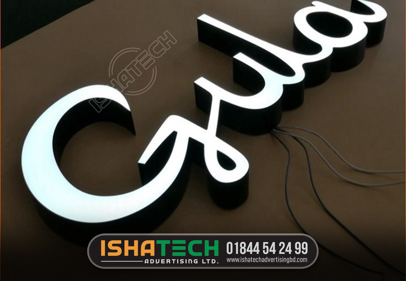 Custom Neon Letter Sign Board BD