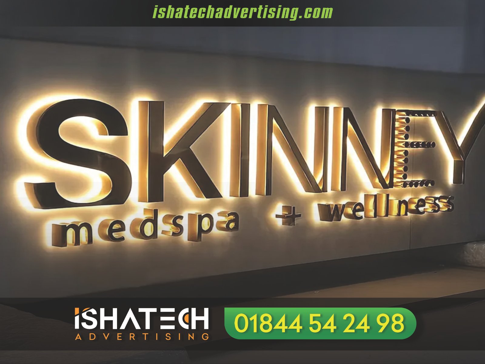 LED Channel Letter Name Plate