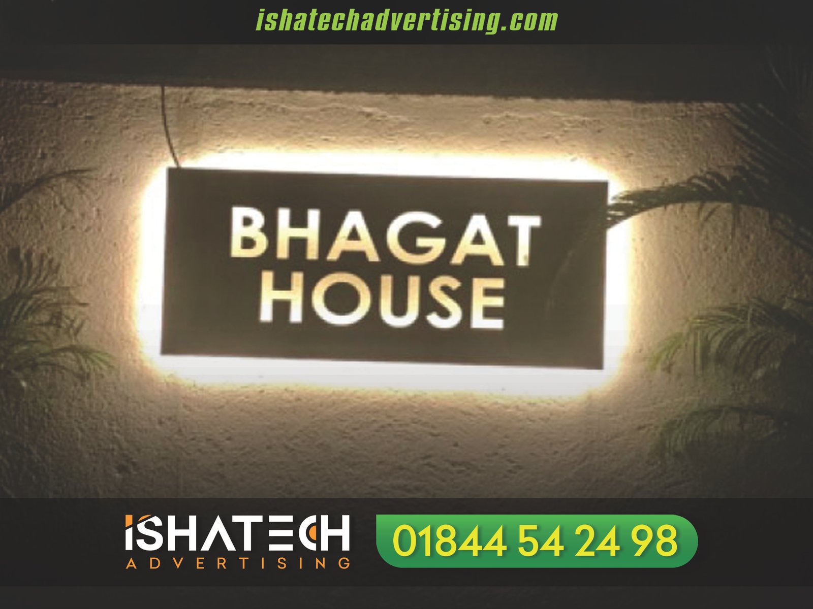 LED Name Plate Design