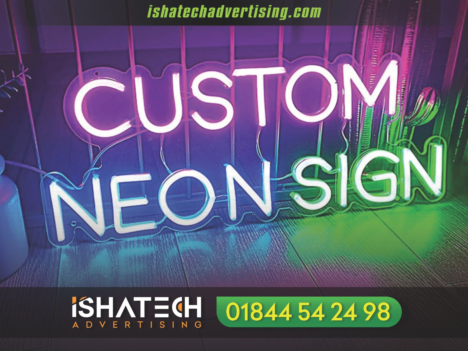 LED Neon Name Plate