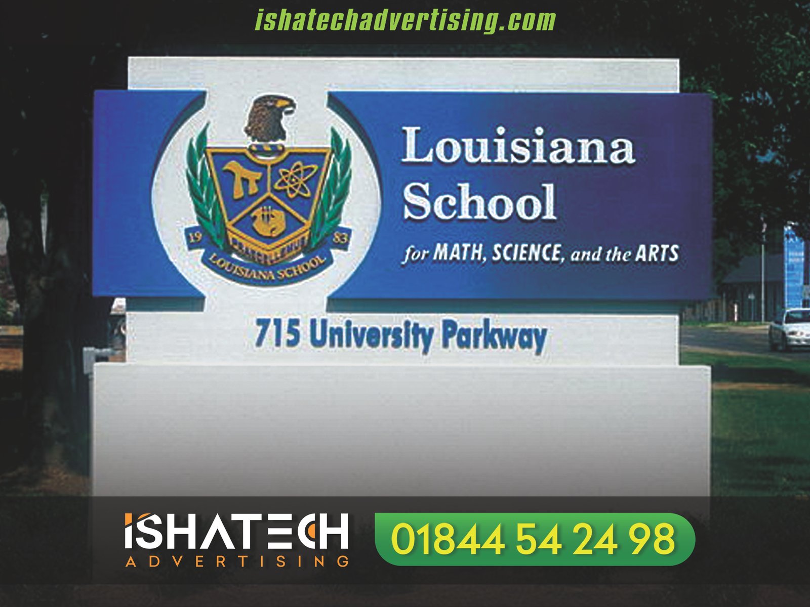 University Name Plate