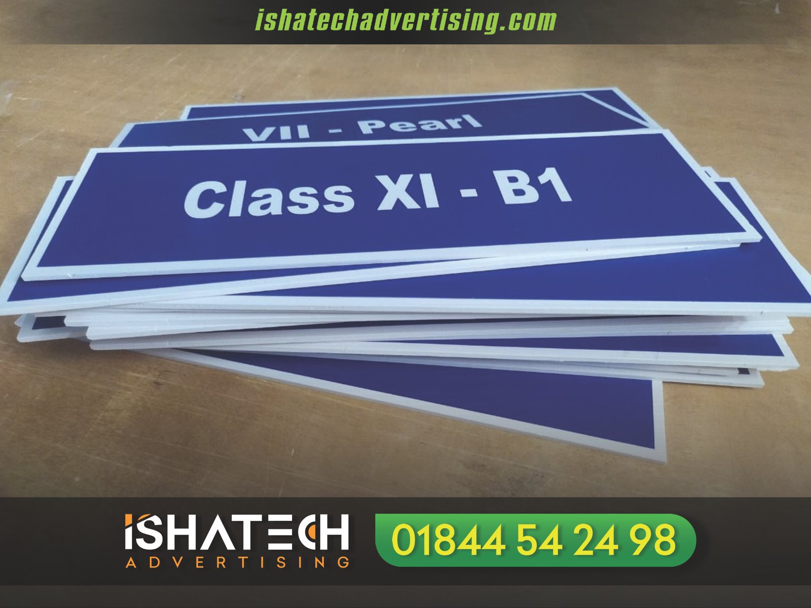 Vinyl Printed Name Plate