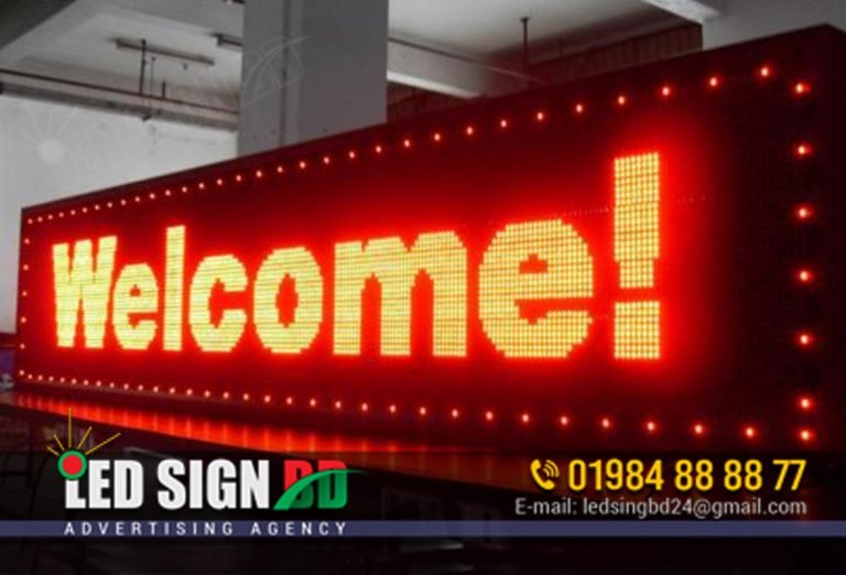 Electronic Sign Board Design in Bangladesh